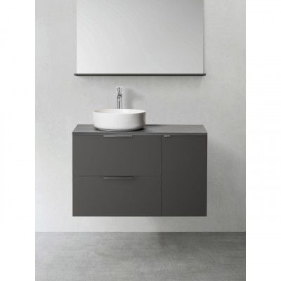 KOMMOD SHAPE 600 MED SIDOMODUL MJUKST 300 ANTRACIT | Beijerbygg Byggmaterial