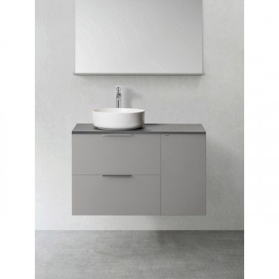 KOMMOD SHAPE 600 MED SIDOMODUL PUSH 300 GRÅ | Beijerbygg Byggmaterial