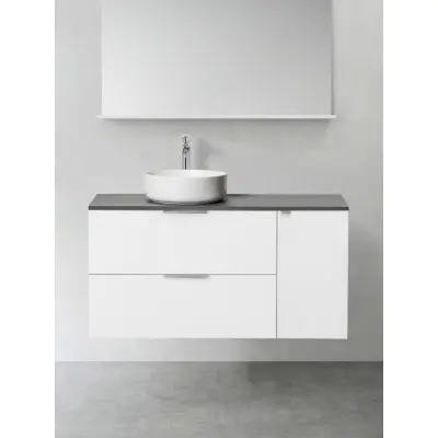 KOMMOD SHAPE 800 MED SIDOMODUL MJUKST 300 VITBLANK | Beijerbygg Byggmaterial