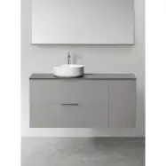 KOMMOD SHAPE 900 MED SIDOMODUL MJUKST 300 GRÅ | Beijerbygg Byggmaterial