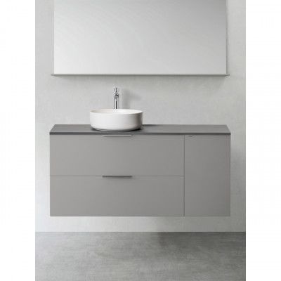 KOMMOD SHAPE 900 MED SIDOMODUL MJUKST 300 GRÅ | Beijerbygg Byggmaterial