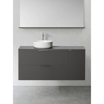 KOMMOD SHAPE 900 MED SIDOMODUL PUSH 300 ANTRACIT | Beijerbygg Byggmaterial