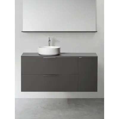 KOMMOD SHAPE 900 MED SIDOMODUL PUSH 300 ANTRACIT | Beijerbygg Byggmaterial