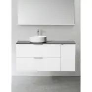 KOMMOD SHAPE 900 MED SIDOMODUL PUSH 300 VITBLANK | Beijerbygg Byggmaterial