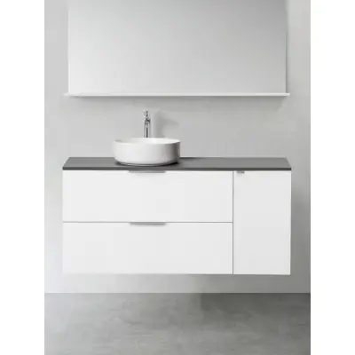 KOMMOD SHAPE 900 MED SIDOMODUL PUSH 300 VITBLANK | Beijerbygg Byggmaterial