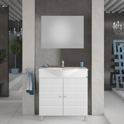 Nyon Badrumsmöbler 80 cm - paket - Badrumspaket, Badrumsmöbler