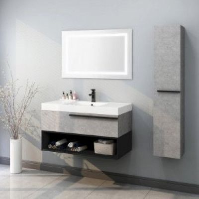 Badrumsmöbler Lissabon - Betongimitation