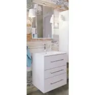 Badrumsmöbler Magne 60 - Tvättställ med spegel - Badrumspaket, Badrumsmöbler