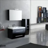 Badrumsmöbel - Tvättställ med spegel