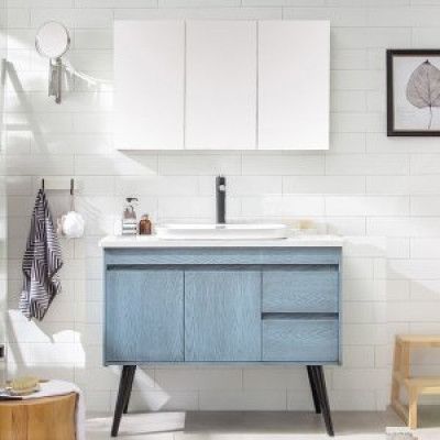 Badrumsmöbler Melina - Ljusblå