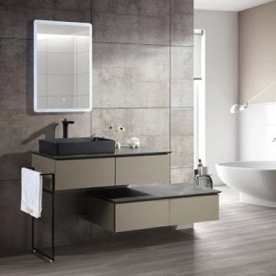 Badrumsmöbler Modern Slate - Grå