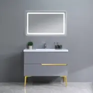 Badrumsmöbler Eclipse - Grå&Guld