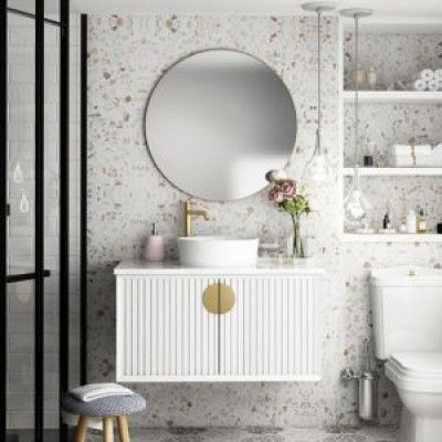 Badrumsmöbler Vienna Medium - Vit