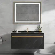 Badrumsmöbler -  Melbourne | Tvättställ med spegel