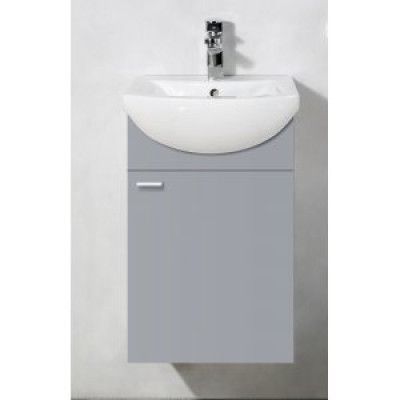 Badrumsmöbel Compact - Grå