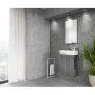 Badrumsmöbler Minimo - Mörkgrå Ekimitation