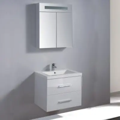 Badrumsmöbler Prague - Vit