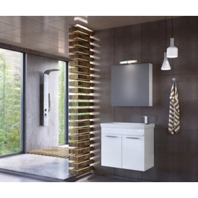 Badrumsmöbler Status - Högglans vit