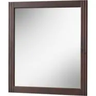 Spegel Retro Mörbrunt trä - 80 cm