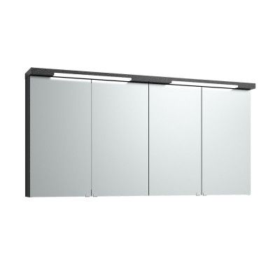 Spegelskåp Svedbergs Top-Line 140 Svartbetsad Ek med Jordfelsbrytare