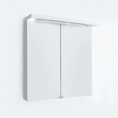 Spegelskåp Svedbergs Top-Line 60 Vit med Jordfelsbrytare