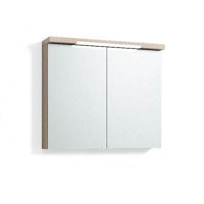 Spegelskåp Svedbergs Top-Line 80 Ljus Ek LED