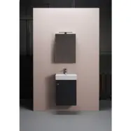 BADRUMSMÖBEL GO 450 VIT MED SPEGELSKÅP | Beijerbygg Byggmaterial