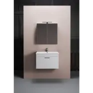 BADRUMSMÖBEL GO 600 VIT MED SPEGELSKÅP | Beijerbygg Byggmaterial