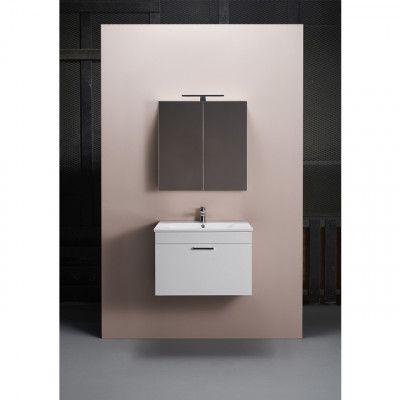 BADRUMSMÖBEL GO 600 VIT MED SPEGELSKÅP | Beijerbygg Byggmaterial