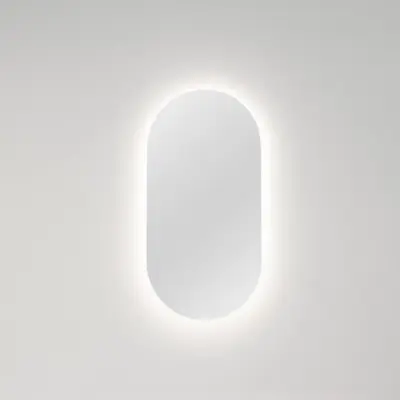 Badrumsspegel Macro Design Atlas Oval Ambilight Elegant Design