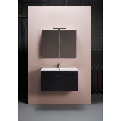 HAFA GO 800 KOMPL M SPEGELSKÅP  SVART