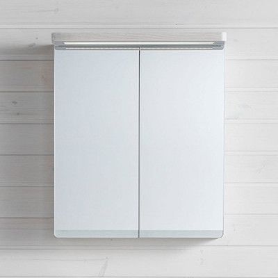 Hafa Sun Spegelskåp 600 Vit Ek