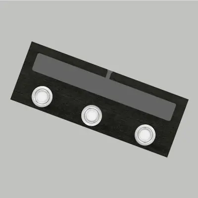 Ljusramp 4AQUA 3 Spottar