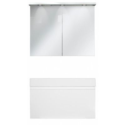 Möbelpaket Arredo City 90 Vit Högblank