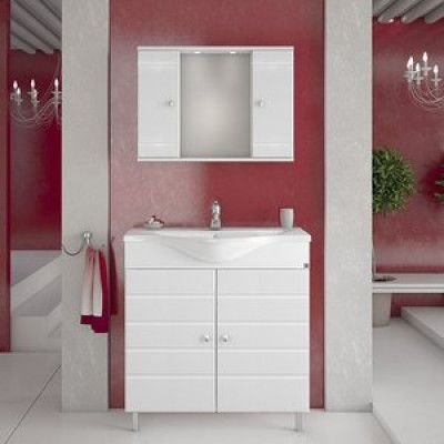 Badrumsmöbler Nyon Large - Vit