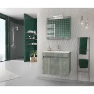 Möbelpaket Magnolia 60 - Rökfärgat med spegelskåp