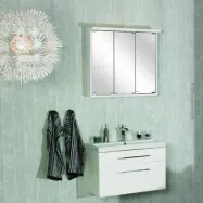 Möbelpaket Noro Fix Trend 750 Spegelskåp Alva 750 Vit Matt