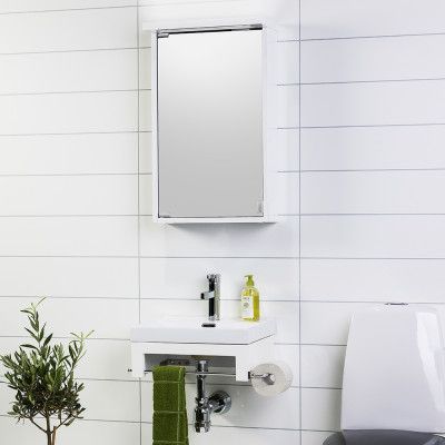 Möbelpaket Noro Touch med Alva Spegelskåp Matt Vit