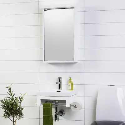 Möbelpaket Noro Touch med Alva Spegelskåp Matt Vit