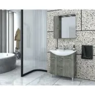 Badrumsmöbler Ritmo - Smoked Oak