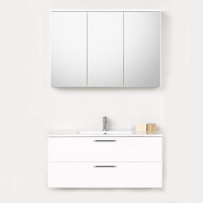 Möbelpaket Westerbergs Afton 1000 med Spegelskåp Vit