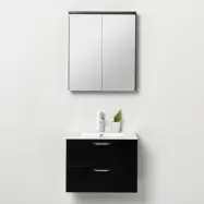 Möbelpaket Westerbergs Afton 600 med Spegelskåp Svart