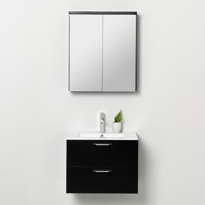 Möbelpaket Westerbergs Afton 600 med Spegelskåp Svart