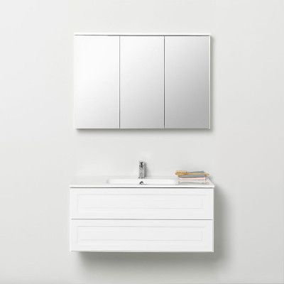 Möbelpaket Westerbergs Gryning 1000 med Spegelskåp Vit