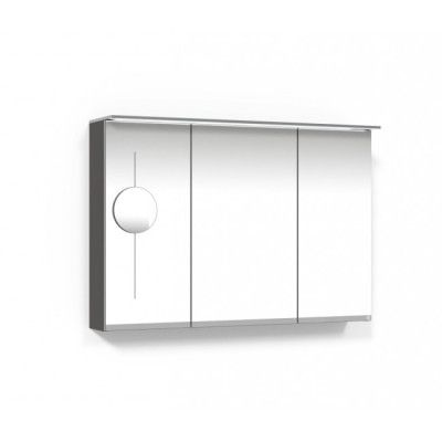 Macro Design Soul Spegelskåp 1000 Grå Belysningsram och Sminkspegel