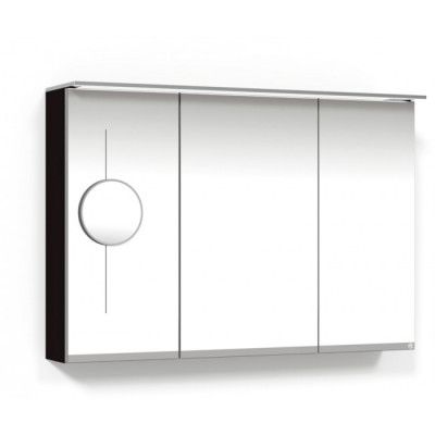 Macro Design Soul Spegelskåp 1000 Svart Belysningsram och Sminkspegel