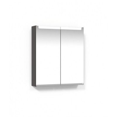 Macro Design Soul Spegelskåp 600 Grå Infälld LED