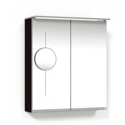 Macro Design Soul Spegelskåp 600 Svart Belysningsram och Sminkspegel