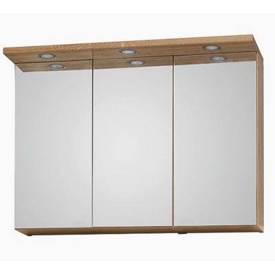 Spegelskåp Källa / Ramsnäs 900 mm, Ek, Olivgrön