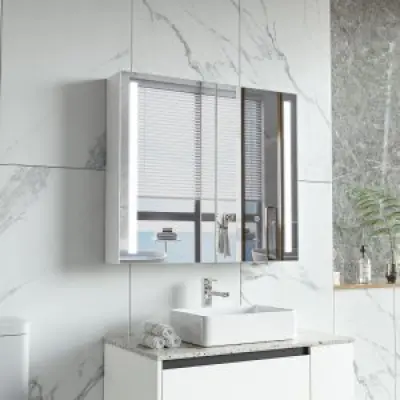 Spegelskåp - Lucent | LED-belysning - 80 cm